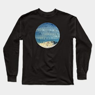 New Mexico Winter Landscape, Sphere Series Long Sleeve T-Shirt